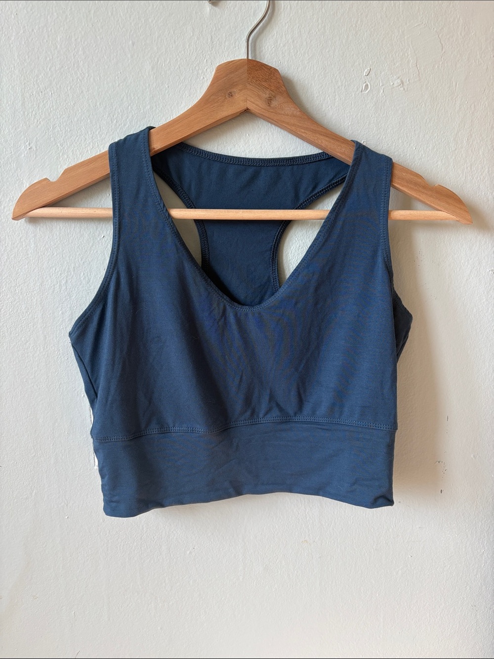 Free label Everyday Racerback Crop Bralette - Deep Blue